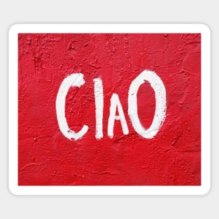 Ciao! Hey! Italian greeting Sticker